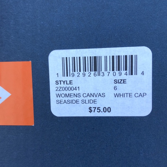 Sperry/Vineyard Vine Canvas Slide NEW size 6 - Picture 9 of 9